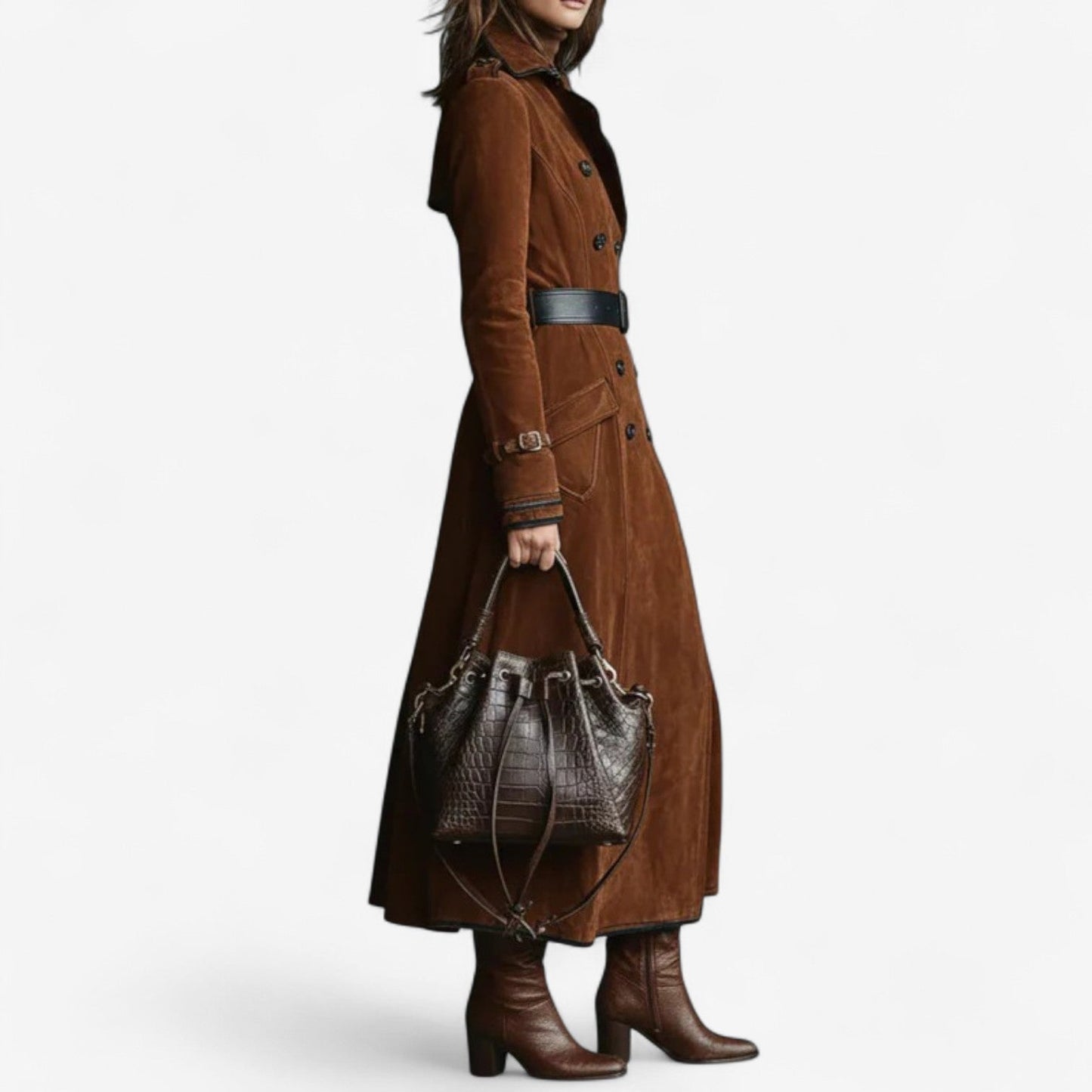 NATHALY - LONG TRENCH COAT