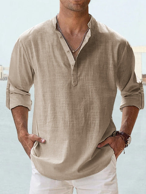 MATTHEW - BREATHABLE LINEN SHIRT