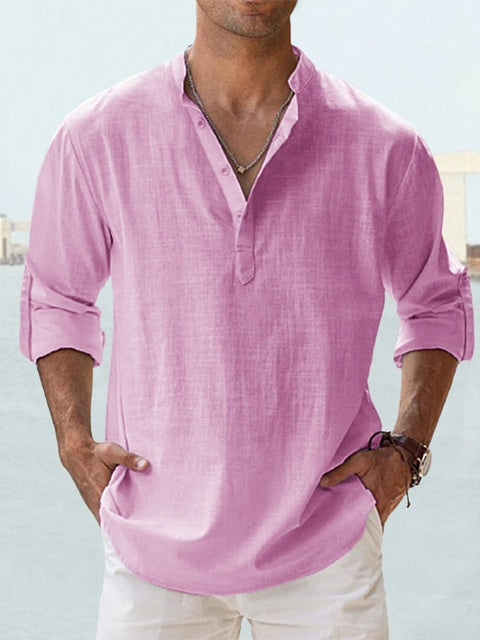 MATTHEW - BREATHABLE LINEN SHIRT