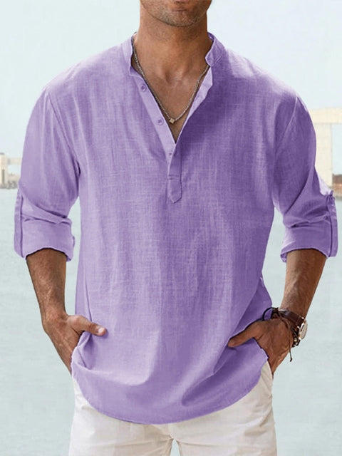 MATTHEW - BREATHABLE LINEN SHIRT