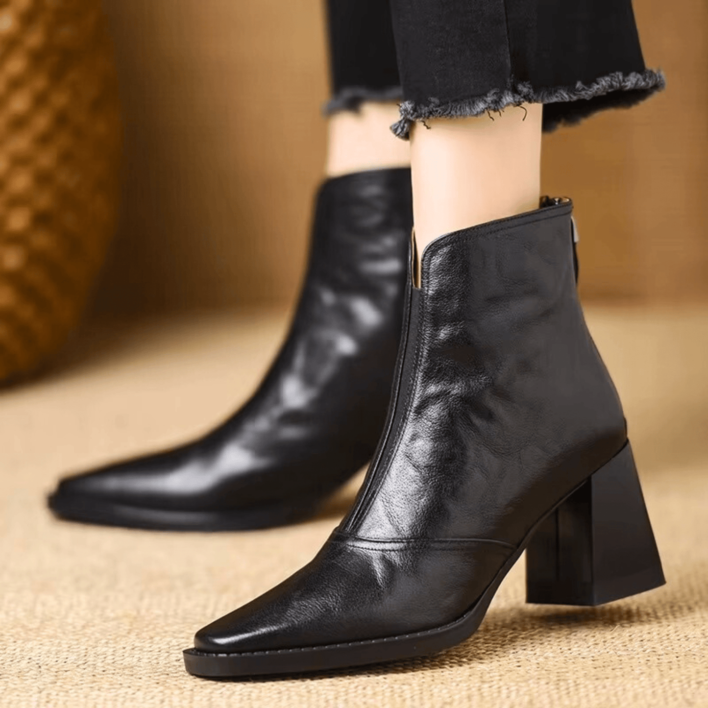 ROSALIE - MID HEEL ANKLE BOOTS