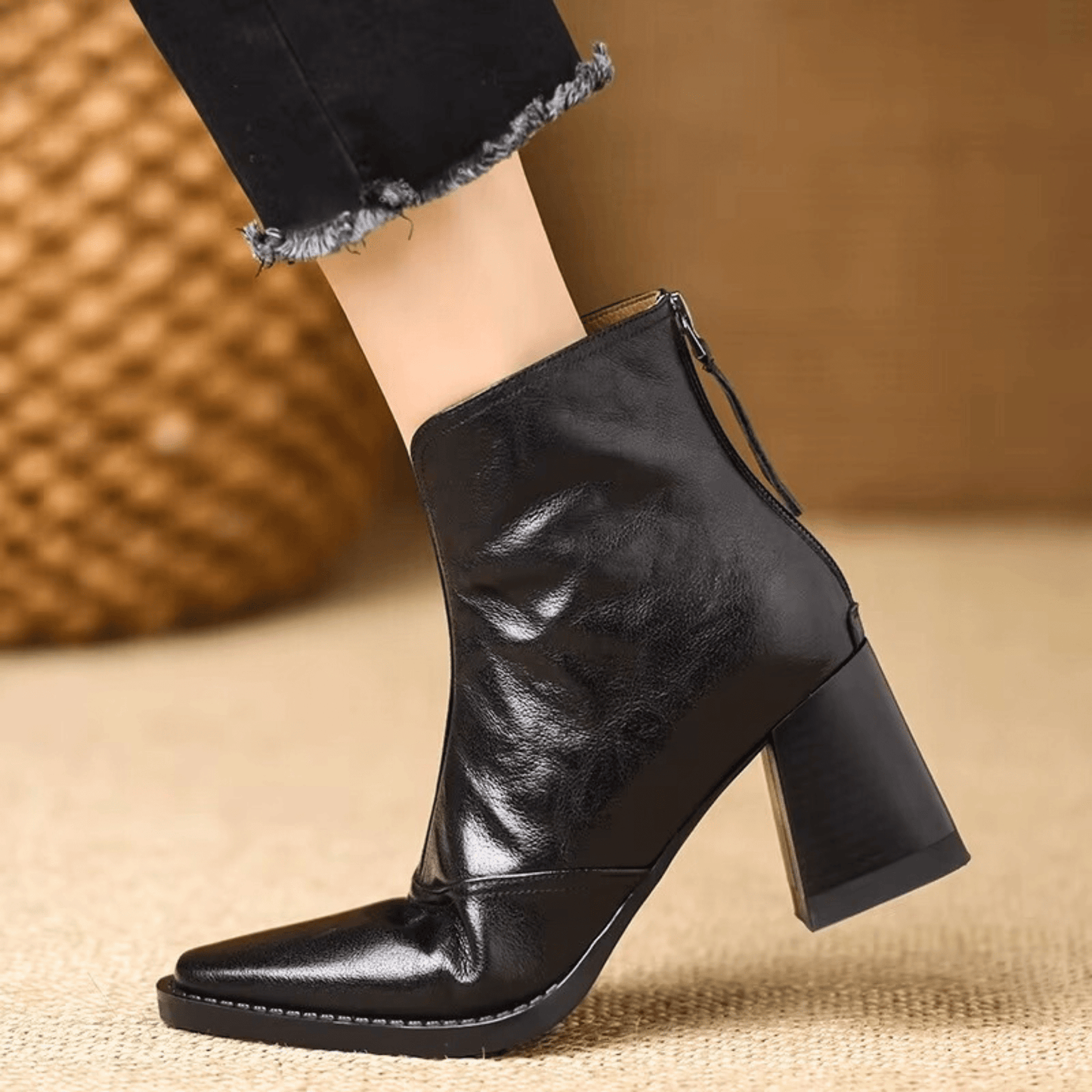 ROSALIE - MID HEEL ANKLE BOOTS